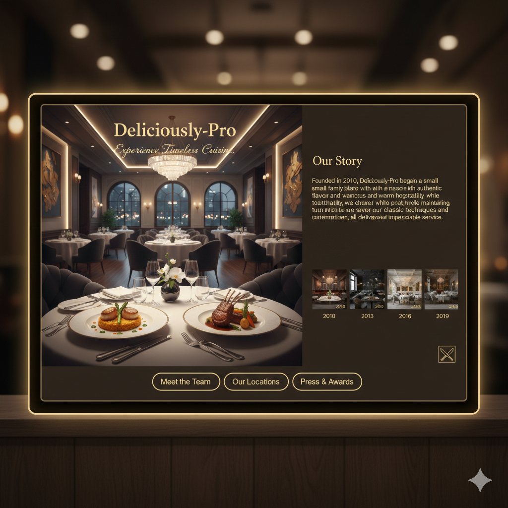 Restaurant early days